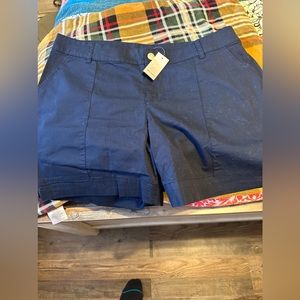 New Navy blue shorts.